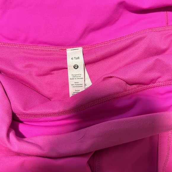 POWER PINK lululemon speed up shorts!! Color not sold anymore. - Picture 3 of 3